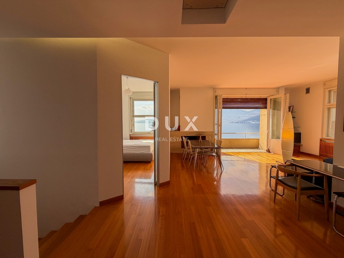 RIJEKA, KANTRIDA - Apartma prva vrsta ob morju v bližini Hilton resorta in čudovite Opatije