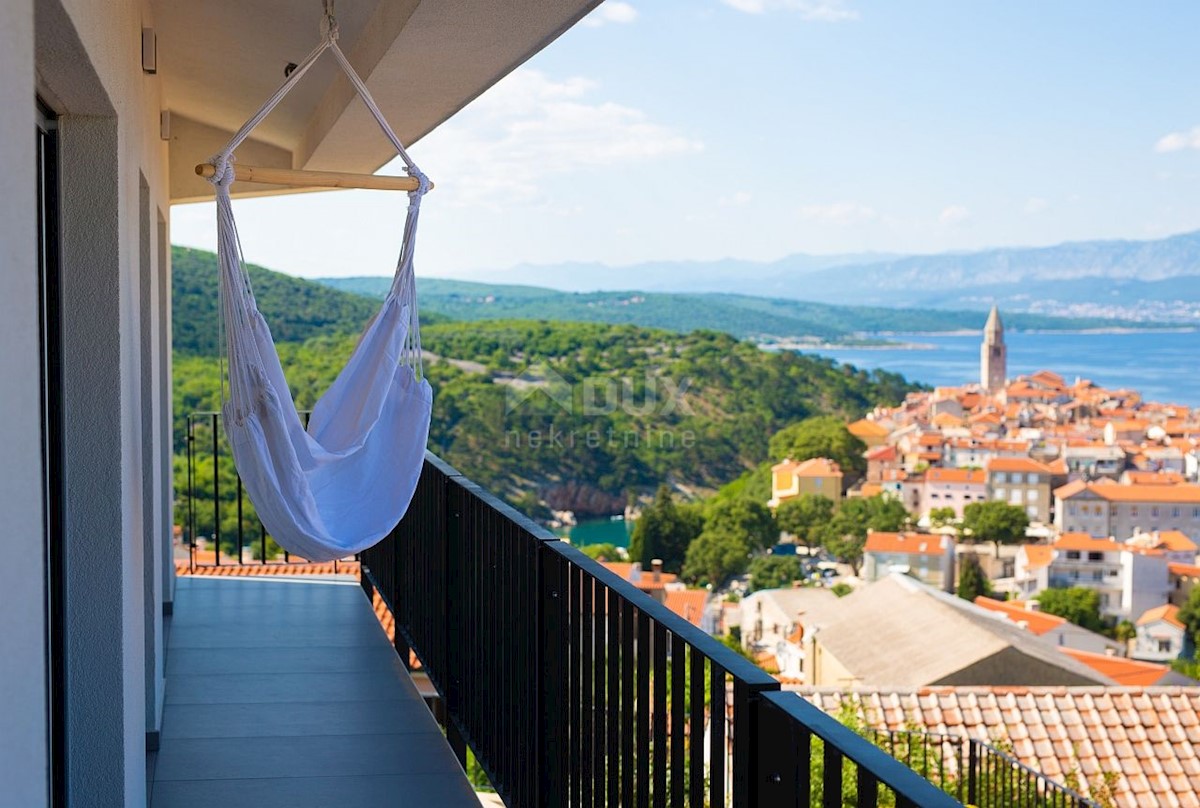 OTOK KRK, VRBNIK - moderna vila s panoramskim pogledom na morje