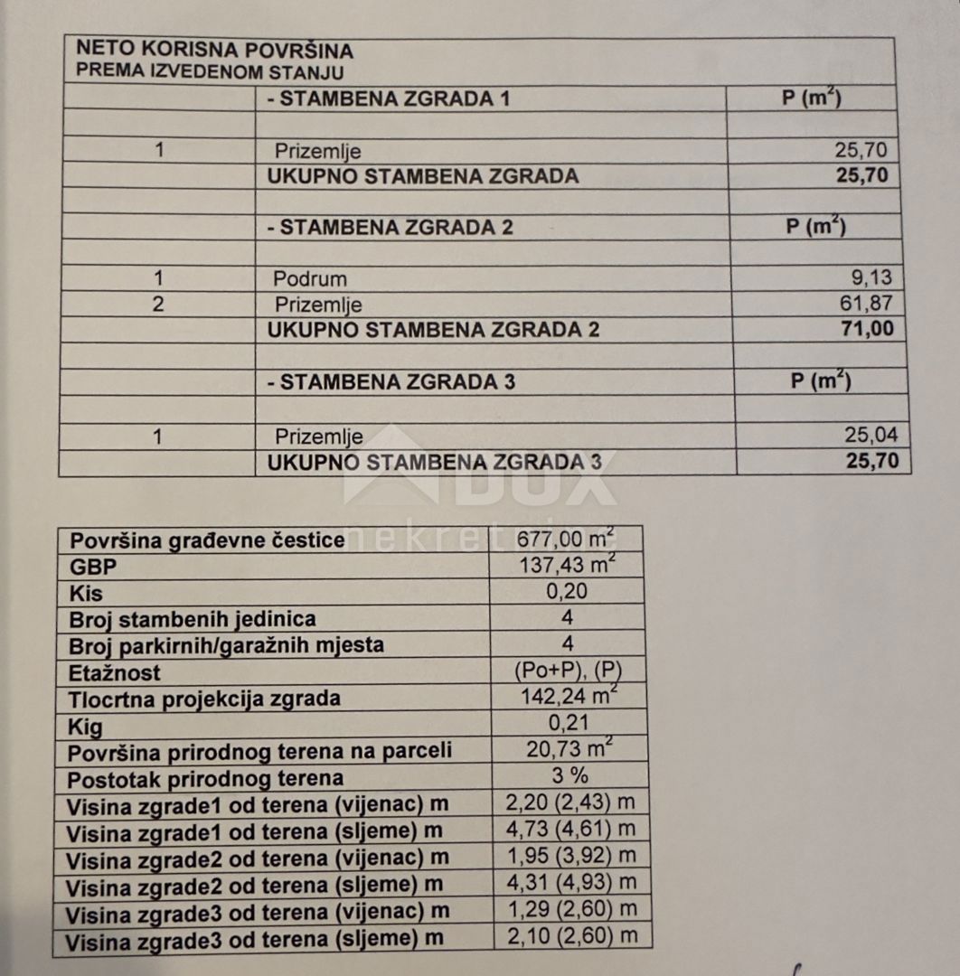 OTOK PAŠMAN, KRAJ - OTOK PAŠMAN, KRAJ - Prenovljena enodružinska hiša s 4 apartmaji in pogledom na morje