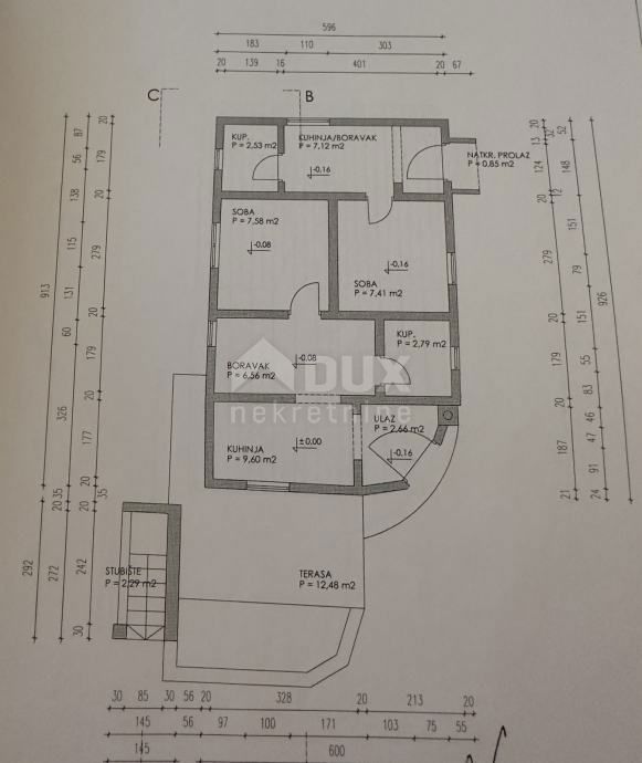 OTOK PAŠMAN, KRAJ - OTOK PAŠMAN, KRAJ - Prenovljena enodružinska hiša s 4 apartmaji in pogledom na morje