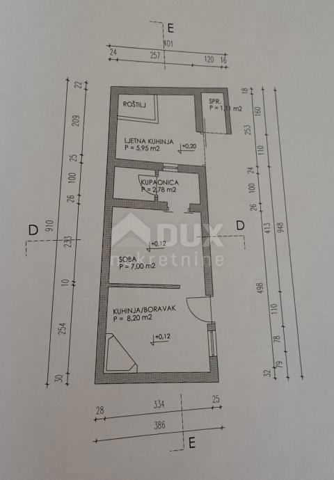 OTOK PAŠMAN, KRAJ - OTOK PAŠMAN, KRAJ - Prenovljena enodružinska hiša s 4 apartmaji in pogledom na morje