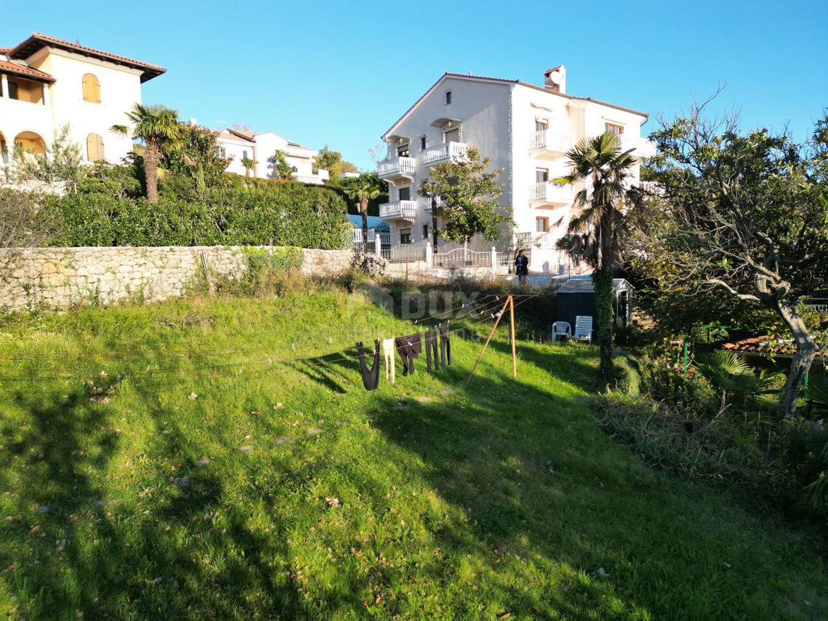 OPATIJA, VOLOSKO - zazidljiva parcela 640m2 Z ZAZD. Z DOVOLJENJEM!!! in pogled na morje za stanovanjski objekt - apartmaji/apartmaji/družinska hiša/vila/hiša za najem - počitnice z bazenom