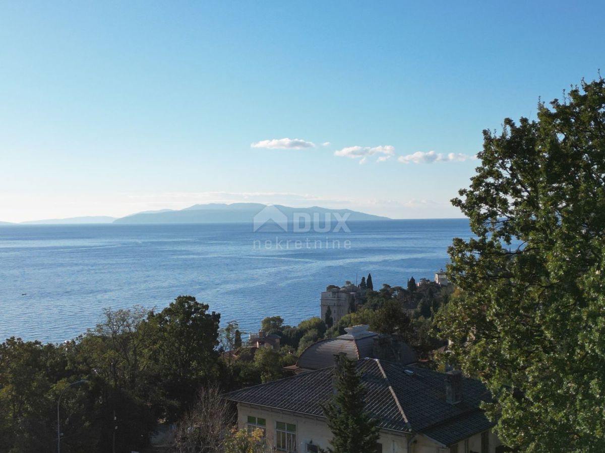 OPATIJA, VOLOSKO - zazidljiva parcela 640m2 Z ZAZD. Z DOVOLJENJEM!!! in pogled na morje za stanovanjski objekt - apartmaji/apartmaji/družinska hiša/vila/hiša za najem - počitnice z bazenom