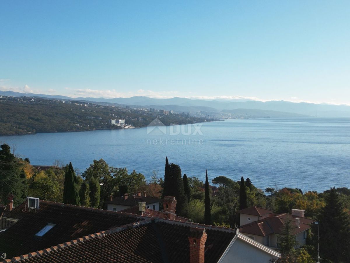 OPATIJA, VOLOSKO - zazidljiva parcela 640m2 Z ZAZD. Z DOVOLJENJEM!!! in pogled na morje za stanovanjski objekt - apartmaji/apartmaji/družinska hiša/vila/hiša za najem - počitnice z bazenom