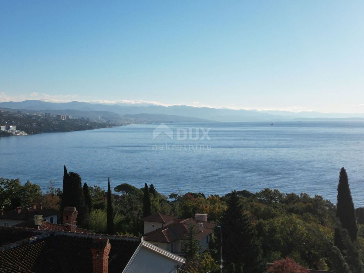 OPATIJA, VOLOSKO - zazidljiva parcela 640m2 Z ZAZD. Z DOVOLJENJEM!!! in pogled na morje za stanovanjski objekt - apartmaji/apartmaji/družinska hiša/vila/hiša za najem - počitnice z bazenom