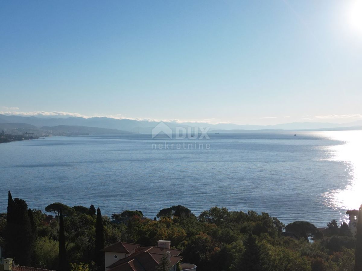 OPATIJA, VOLOSKO - zazidljiva parcela 640m2 Z ZAZD. Z DOVOLJENJEM!!! in pogled na morje za stanovanjski objekt - apartmaji/apartmaji/družinska hiša/vila/hiša za najem - počitnice z bazenom