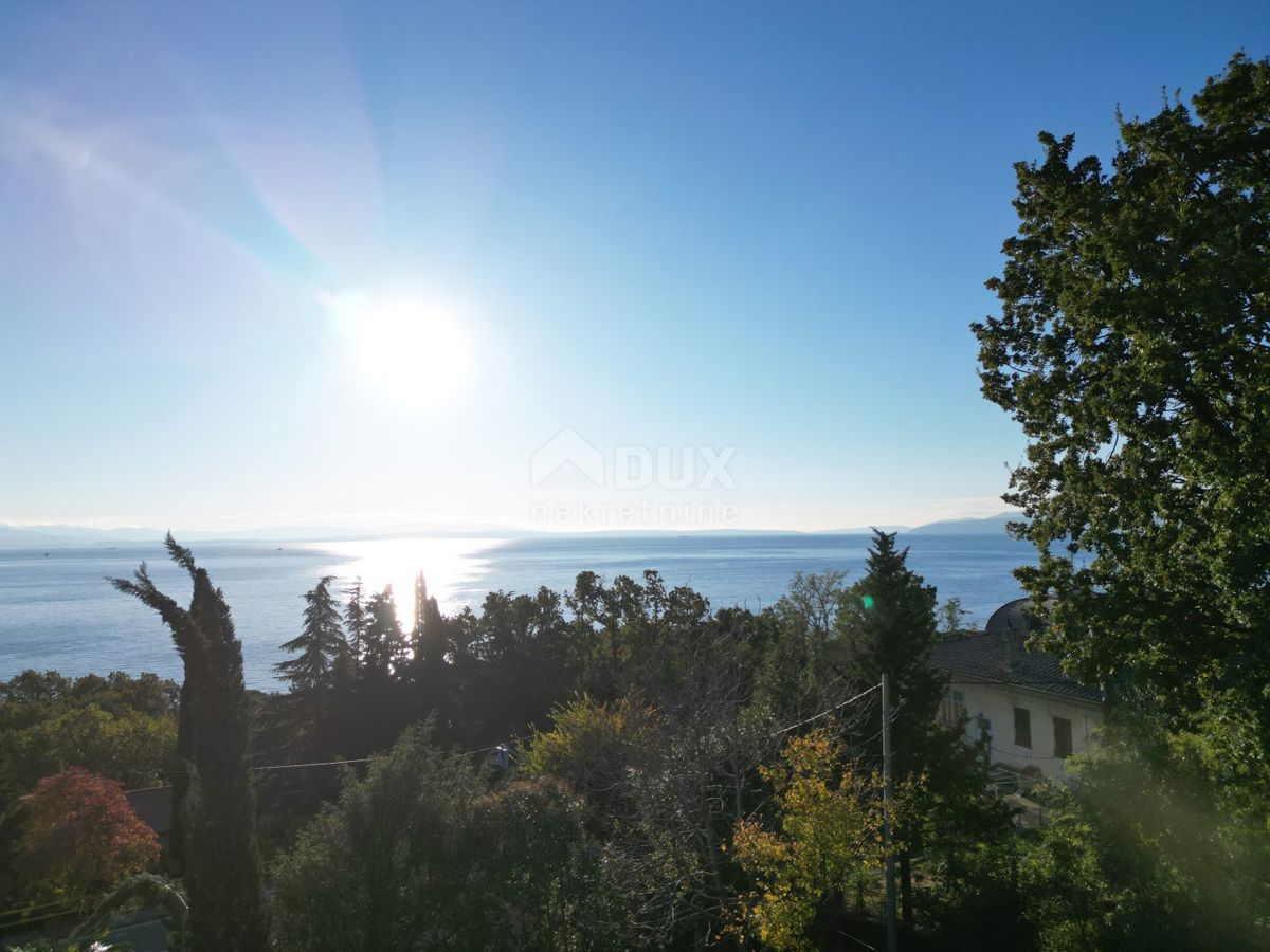 OPATIJA, VOLOSKO - zazidljiva parcela 640m2 Z ZAZD. Z DOVOLJENJEM!!! in pogled na morje za stanovanjski objekt - apartmaji/apartmaji/družinska hiša/vila/hiša za najem - počitnice z bazenom