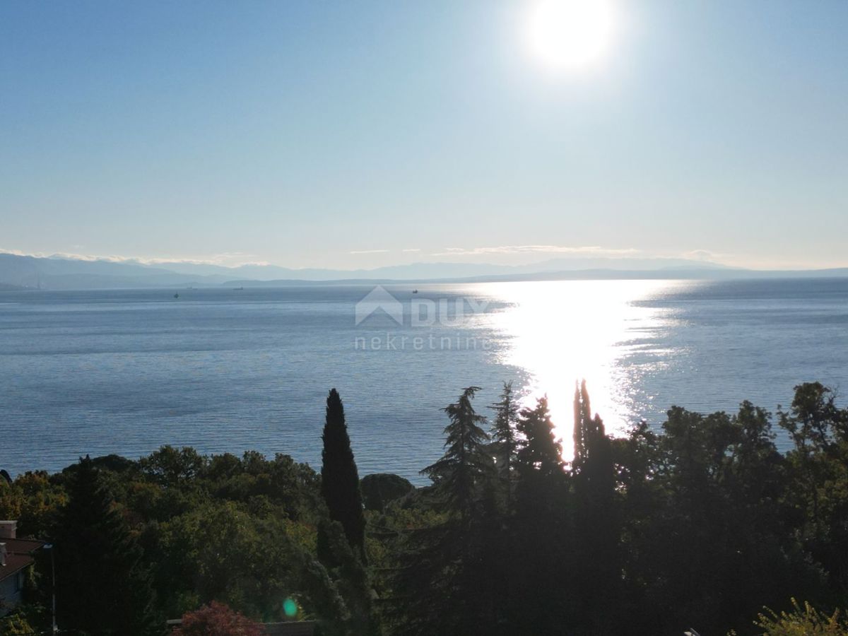 OPATIJA, VOLOSKO - zazidljiva parcela 640m2 Z ZAZD. Z DOVOLJENJEM!!! in pogled na morje za stanovanjski objekt - apartmaji/apartmaji/družinska hiša/vila/hiša za najem - počitnice z bazenom