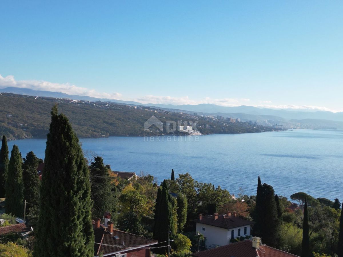 OPATIJA, VOLOSKO - zazidljiva parcela 640m2 Z ZAZD. Z DOVOLJENJEM!!! in pogled na morje za stanovanjski objekt - apartmaji/apartmaji/družinska hiša/vila/hiša za najem - počitnice z bazenom