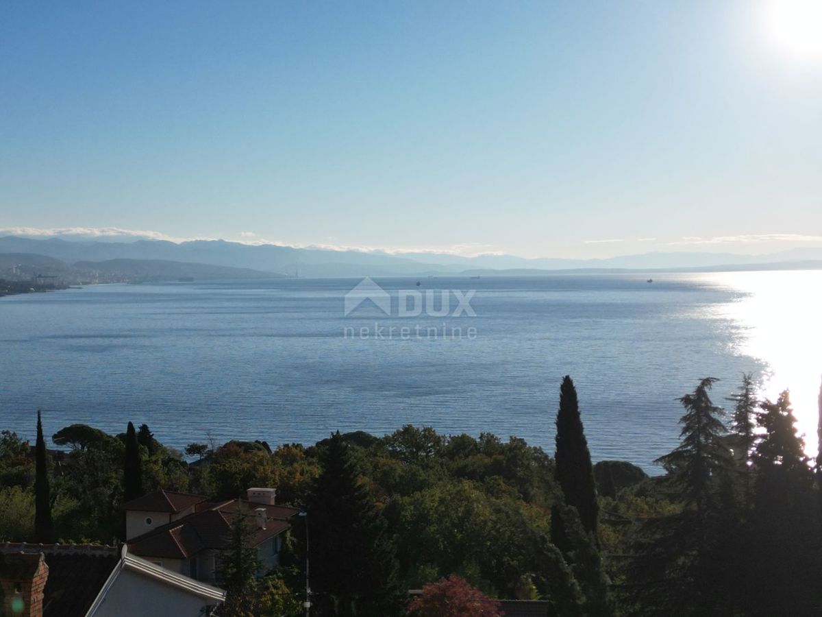 OPATIJA, VOLOSKO - zazidljiva parcela 640m2 Z ZAZD. Z DOVOLJENJEM!!! in pogled na morje za stanovanjski objekt - apartmaji/apartmaji/družinska hiša/vila/hiša za najem - počitnice z bazenom