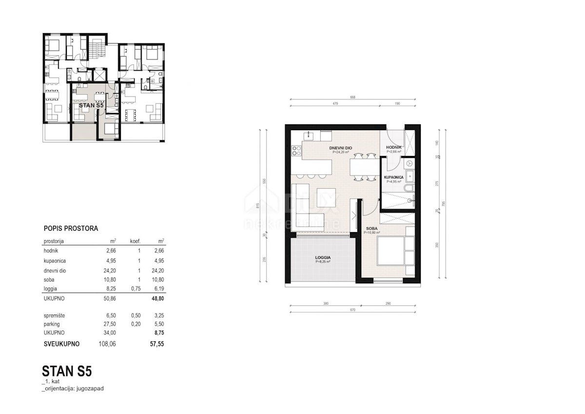 ZADAR, DIKLOVAC - Moderno stanovanje v gradnji S5