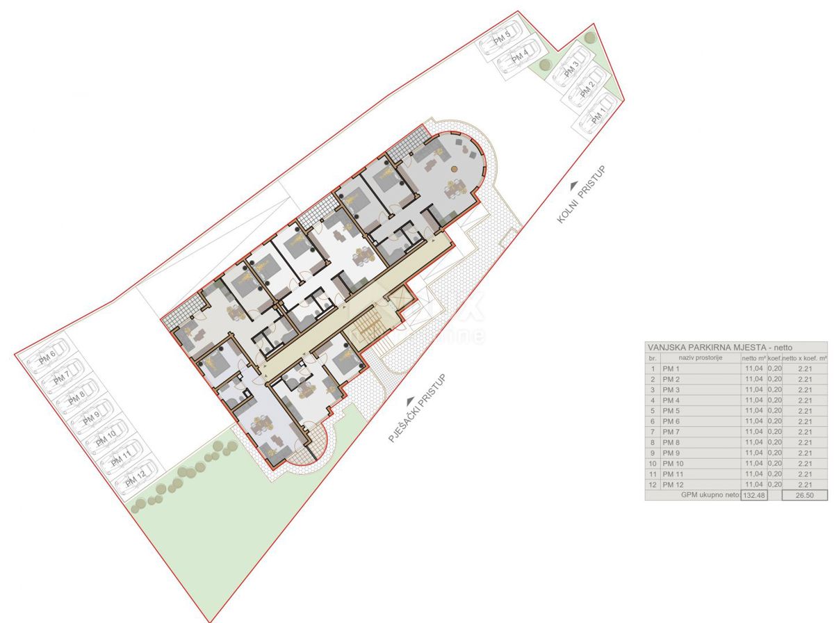 Monte Zaro, Pula, 103,60m2