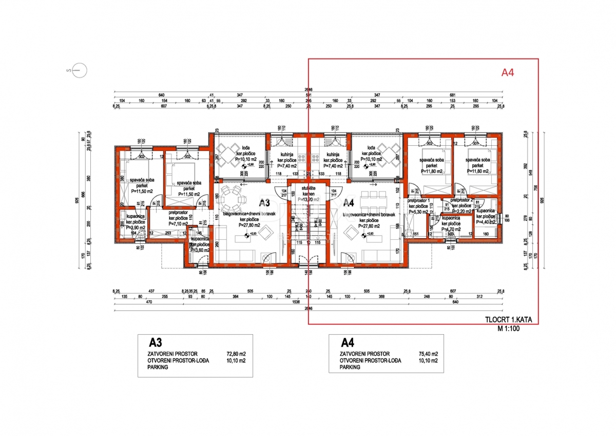PRIMOŠTEN, DOLAC - Stanovanje v novogradnji s sanjskim pogledom na morje!