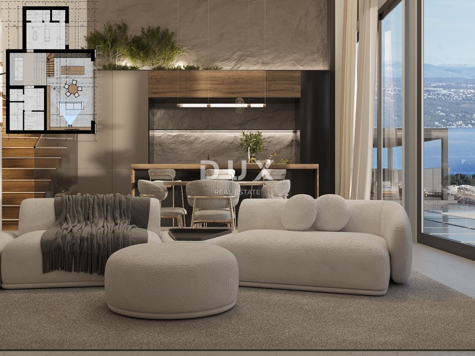 OPATIJA, CENTER - impozantna vila nad centrom Opatije s panoramskim pogledom na morje in velikim vrtom 