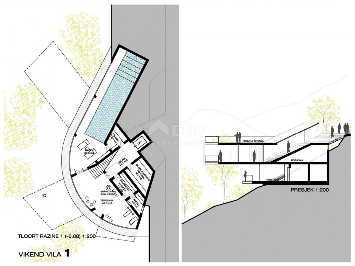 GORSKI KOTAR, FUŽINE - edinstven projekt v osrčju Gorskega kotarja, gradbeno zemljišče 10.700 m2 za kompleks vil ob jezeru, priložnost za investicijo! 