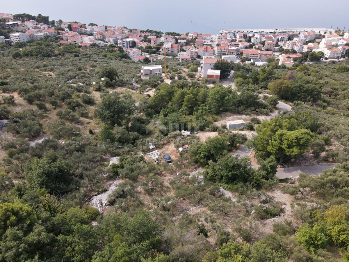 MAKARSKA, TUČEPI - gradbeno zemljišče, 503 m2, pogled na morje!!!