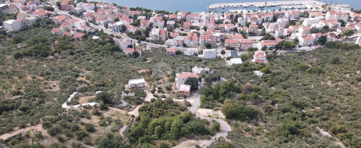 MAKARSKA, TUČEPI - gradbeno zemljišče, 503 m2, pogled na morje!!!