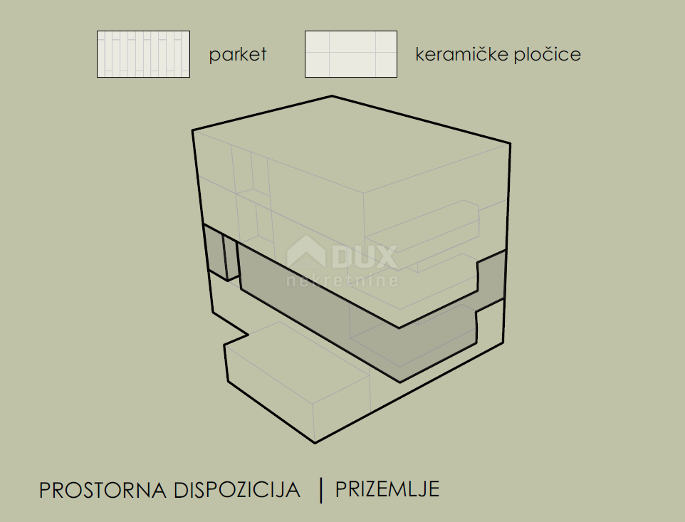 COSTABELLA, BIVIO, KANTRIDA - ekskluzivno stanovanje 101,87m2 pritličje, 100m od morja, čudovit razgled + vrt 40m2 - APARTMA 1