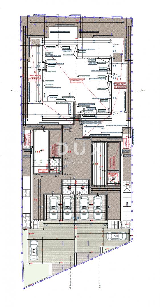 KOSTRENA - vila dvojček 2. VRSTA DO MORJA!!! 492m2 z bazenom in pogledom na morje + urejen vrt 500m2