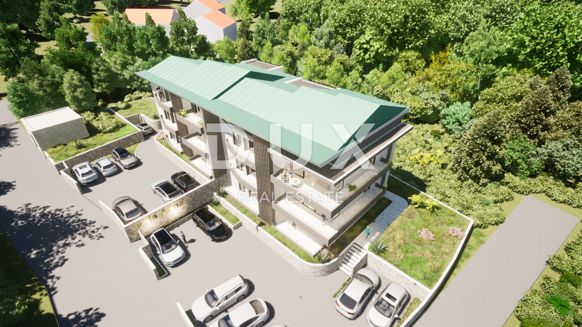 OPATIJA, IKA - ekskluzivno stanovanje v novi stavbi s parkirnim mestom in pogledom na morje, v bližini Opatije