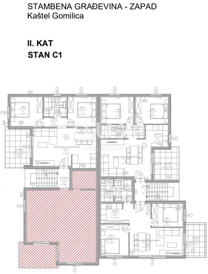 SPLIT, KAŠTEL GOMILICA - Vrhunski penthouse s čudovitim pogledom na morje!