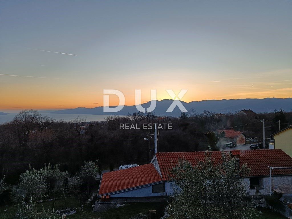 RIJEKA, DRENOVA - zazidljivo zemljišče 1.370 m2 s pogledom na morje za stanovanjski objekt / stanovanja / stanovanja / družinsko hišo / vilo! PRILOŽNOST!!!