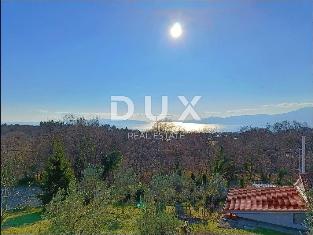 RIJEKA, DRENOVA - zazidljivo zemljišče 1.370 m2 s pogledom na morje za stanovanjski objekt / stanovanja / stanovanja / družinsko hišo / vilo! PRILOŽNOST!!!