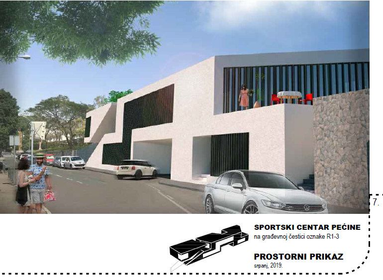 RIJEKA, PEĆINE - zemljišče 2. red do morja 3072m2 za športni center z garažami / hotel