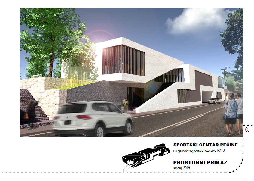 RIJEKA, PEĆINE - zemljišče 2. red do morja 3072m2 za športni center z garažami / hotel
