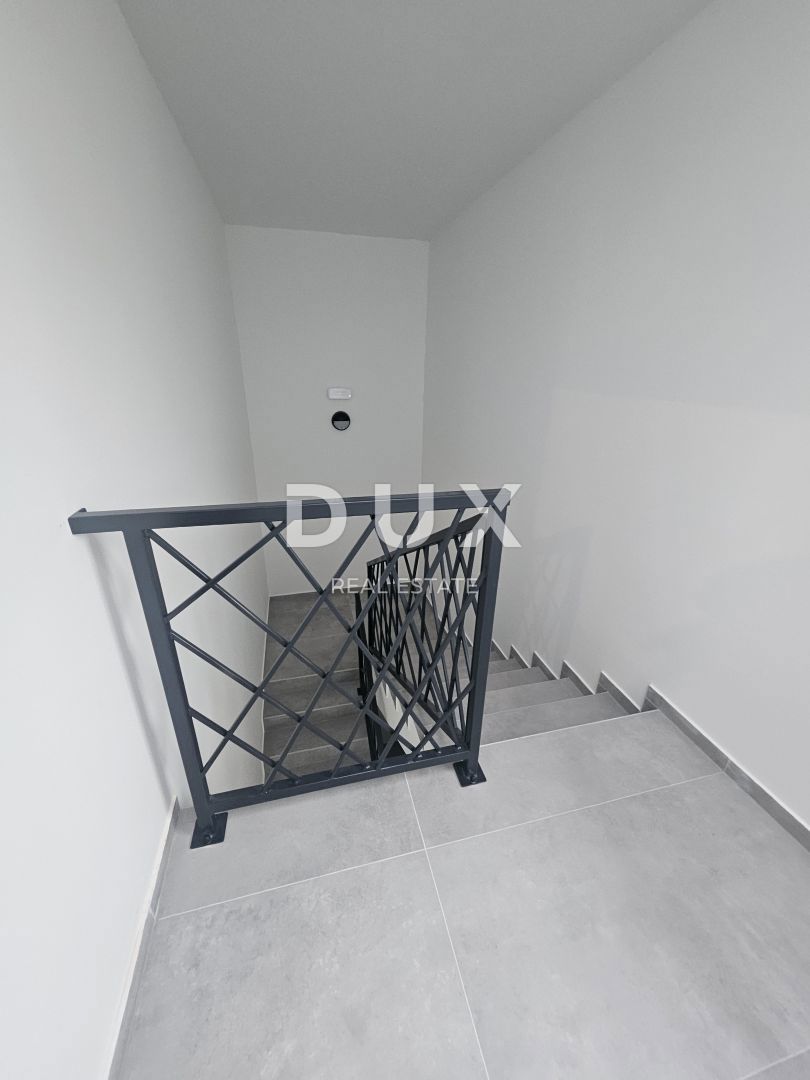KASTAV, SRDOČI, REŠETARI - penthouse stanovanje, novogradnja, 120m2, dnevna soba + 3 spalnice, pogled na morje in garaža