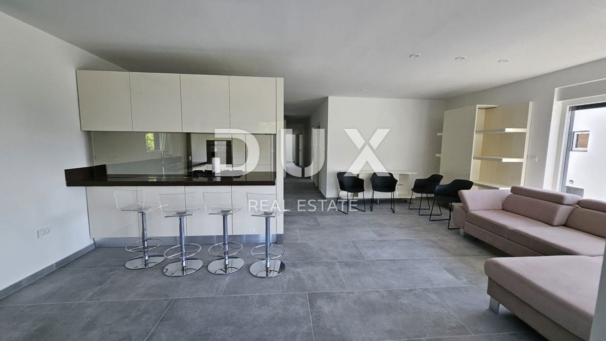 KASTAV, SRDOČI, REŠETARI - penthouse stanovanje, novogradnja, 120m2, dnevna soba + 3 spalnice, pogled na morje in garaža
