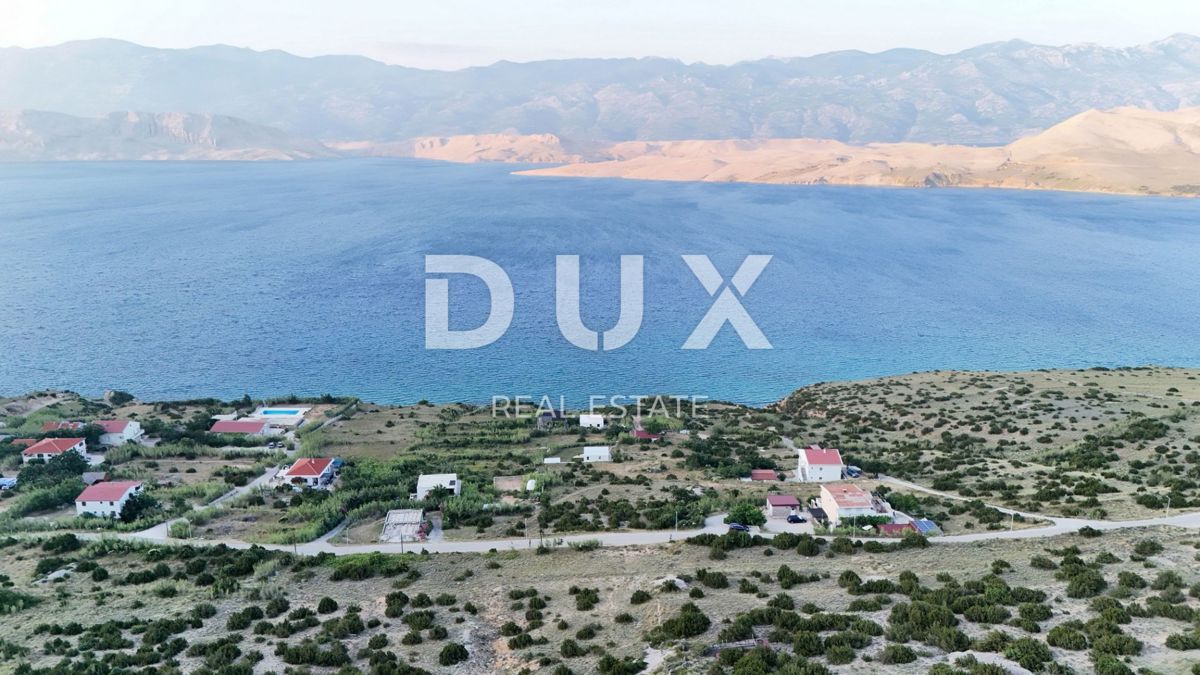 OTOK PAG, BOŠANA - gradbeno zemljišče s pogledom na morje