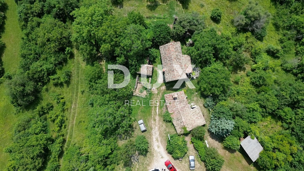 ISTRA, CEROVLJE, OKOLICA - Edinstvena priložnost na trgu! Osamljena vasica, velika 20 hektarjev