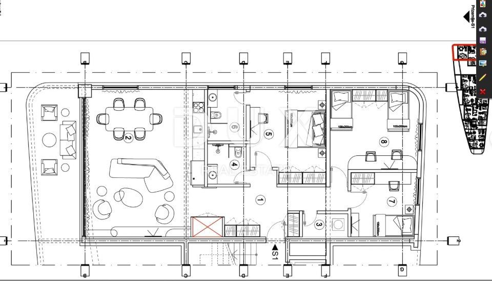 RIJEKA, KANTRIDA - luksuzna kakovostna novogradnja 3S+DB S26, samo pri nas
