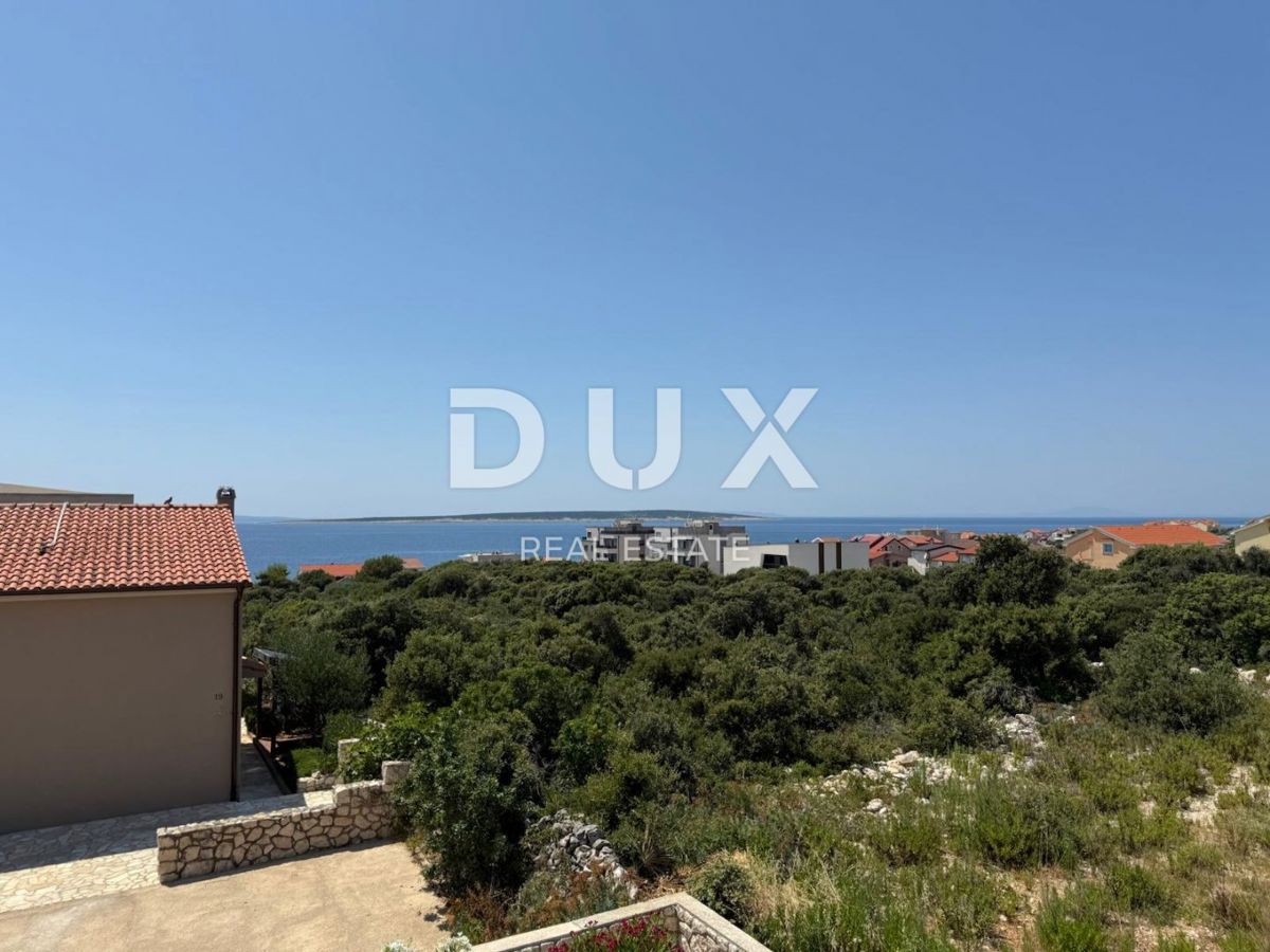OTOK PAG, MANDRE, vrhunska hiša z bazenom, novogradnja.
