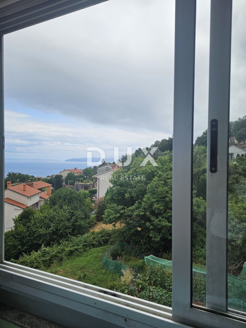 OPATIJA, LOVRAN - Klasično stanovanje z 1 spalnico in pogledom na morje