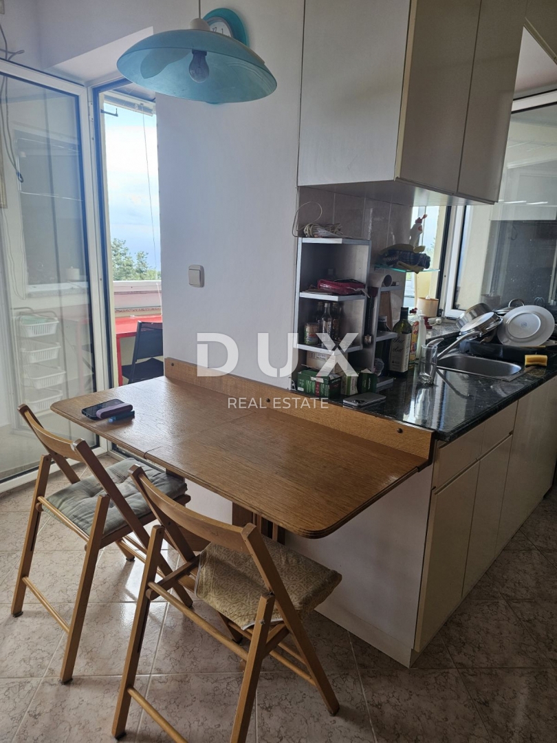 OPATIJA, LOVRAN - Klasično stanovanje z 1 spalnico in pogledom na morje
