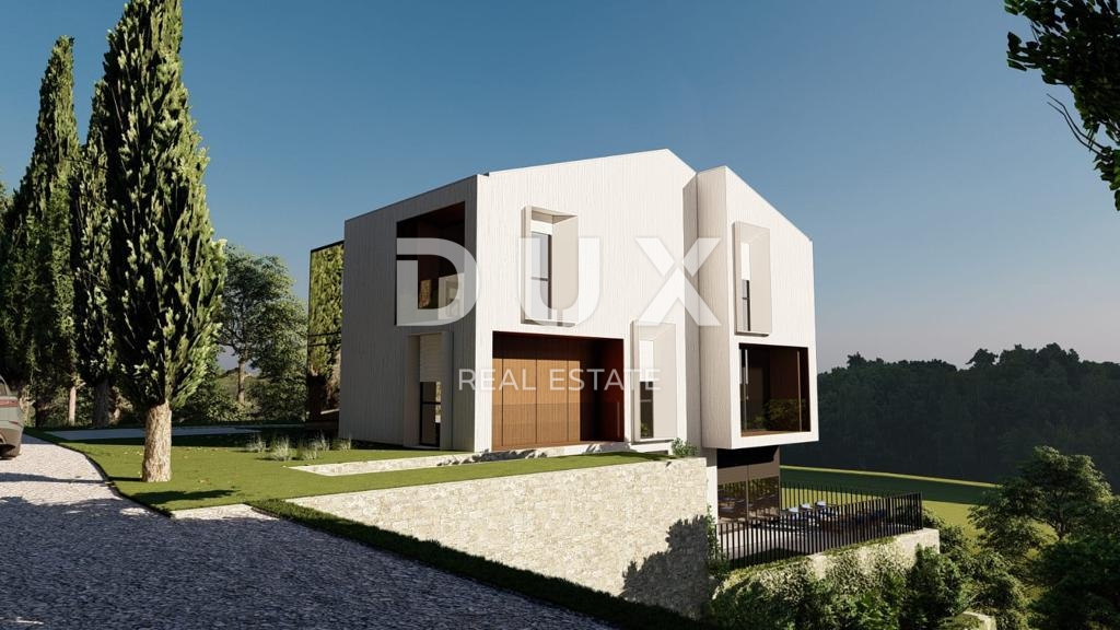 OPATIJSKA RIVIERA - atraktivno zemljišče z gradbenim dovoljenjem v bližini morja s panoramskim razgledom