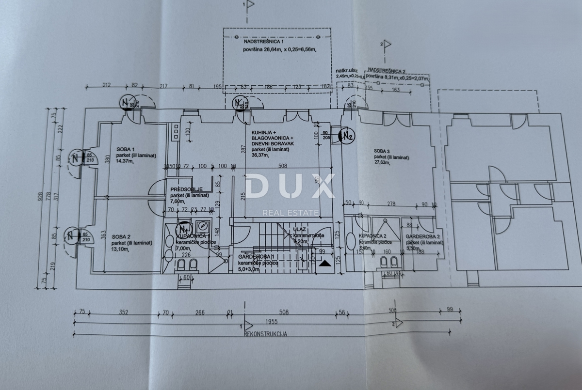 OPATIJA, IČIĆI - stanovanje s čudovito teraso, druga vrsta do morja, v odličnem stanju, razgled, parkirišče