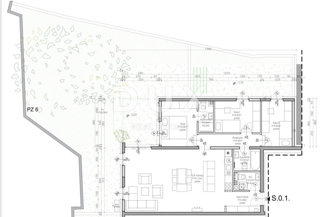 ZAGREB, JORDANOVAC - Luksuzna novogradnja S.1. 237,11 m2