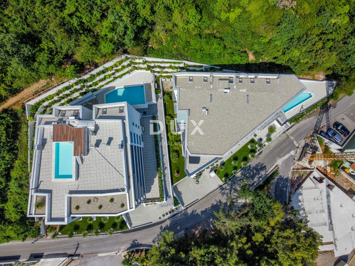 OPATIJA, CENTER - luksuzna stanovanjsko-poslovna stavba s 7 stanovanji, garažo in bazenom v središču Opatije