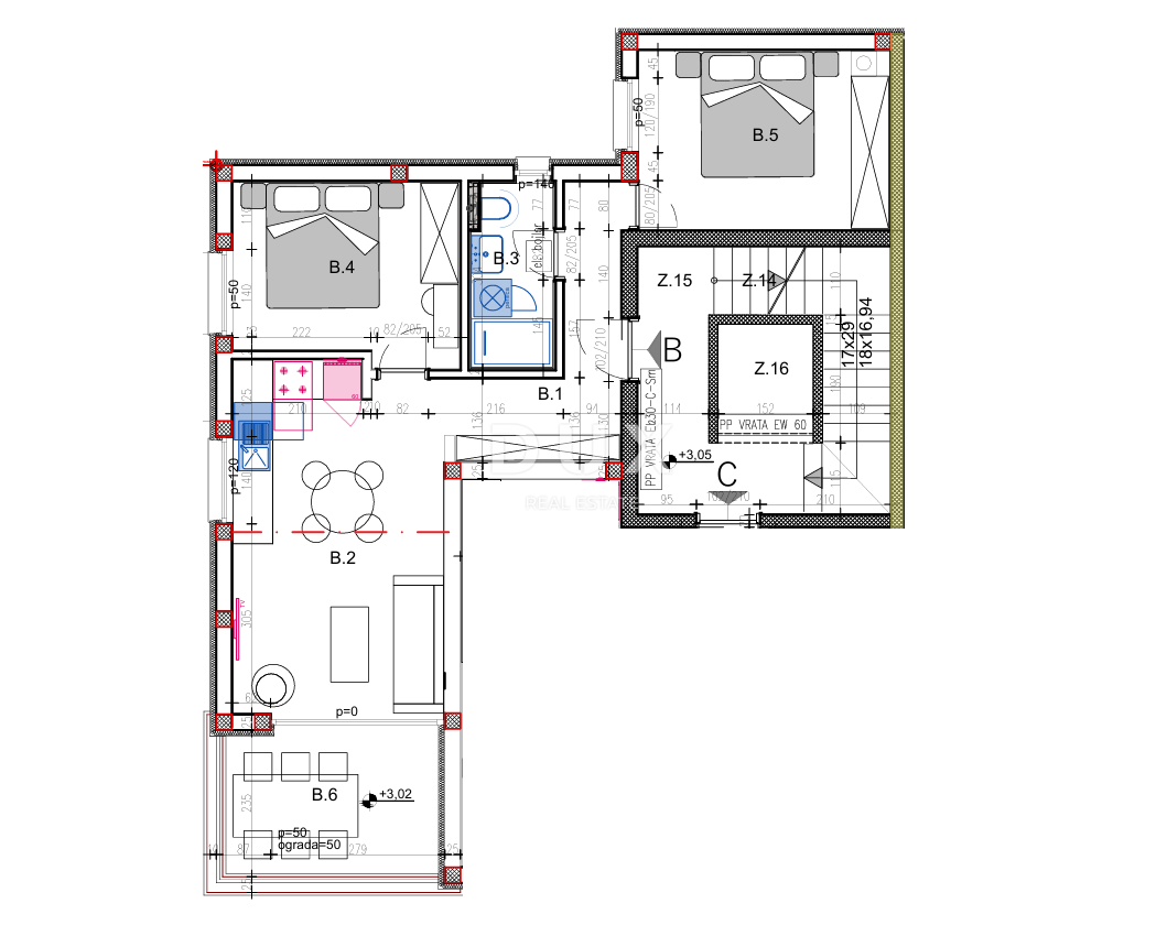 ISTRA, PULA - Moderna novogradnja! 1. nadstropje, pokrita terasa! 