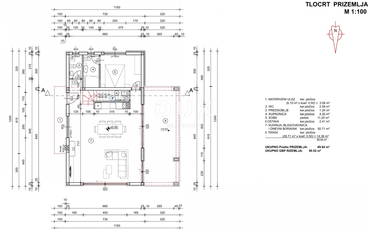 OTOK KRK, MALINSKA (okolica) - Gradbeno zemljišče s projektom