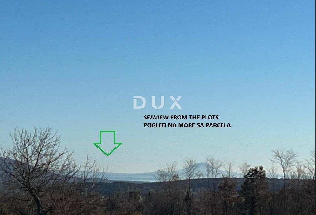 ISTRA, BARBAN - Gradbeno zemljišče s pogledom na morje! 