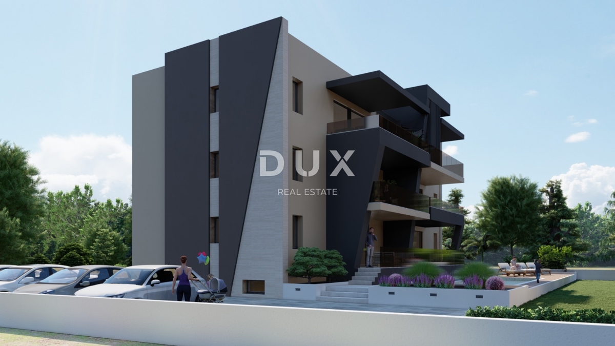 ZADAR, SUKOŠAN - Vrhunski penthouse! Talno ogrevanje, ogrevan bazen, 120 metrov od morja, strešna terasa...! S5