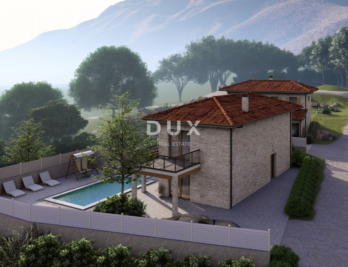 ISTRA, MOMJAN - AVTENTIČNA KAMNITA HIŠA S PROJEKTOM OBNOVE