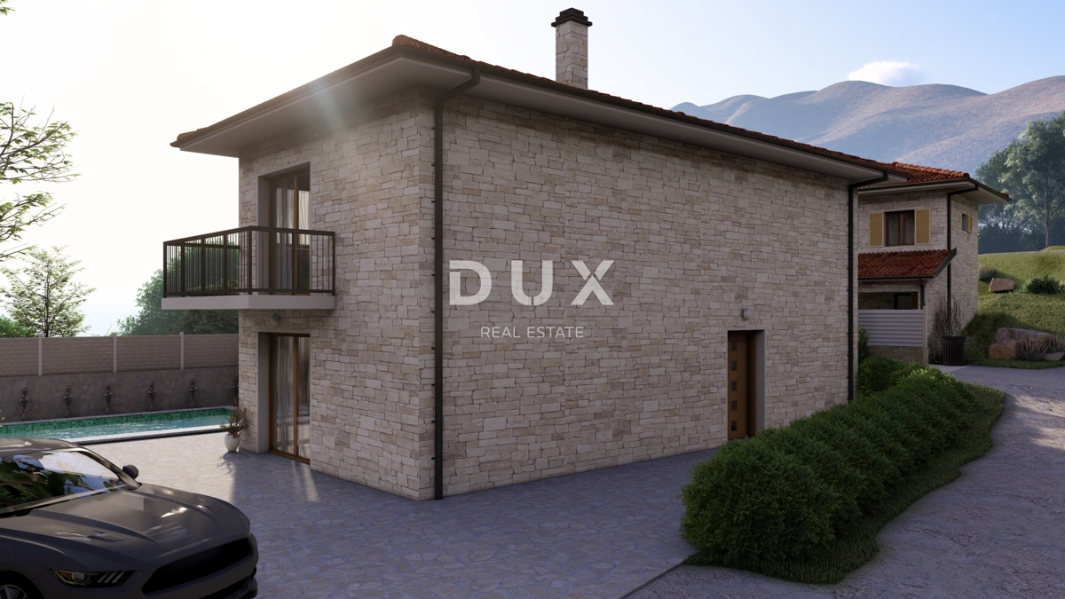 ISTRA, MOMJAN - AVTENTIČNA KAMNITA HIŠA S PROJEKTOM OBNOVE