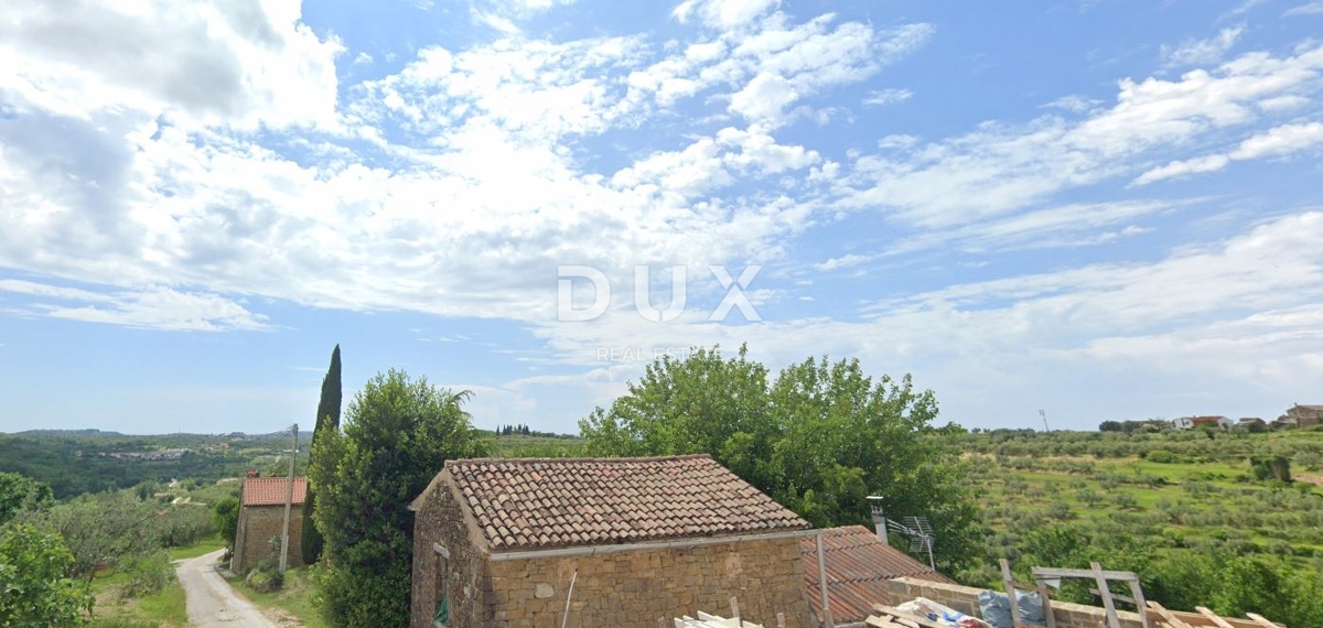 ISTRA, MOMJAN - AVTENTIČNA KAMNITA HIŠA S PROJEKTOM OBNOVE