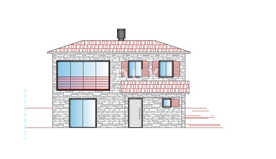 ISTRA, MOMJAN - AVTENTIČNA KAMNITA HIŠA S PROJEKTOM OBNOVE