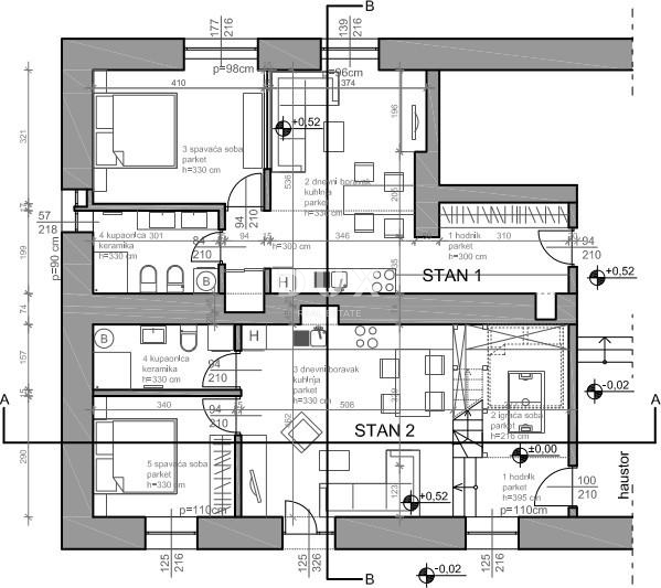 RIJEKA, POTOK – Dve stanovanjski enoti v edinstvenem prostoru z možnostjo različnih rab